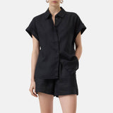 Kortærmet skjorte i sort fra Closed