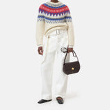 CLOSED Jacquard Pullover strik - ivory