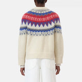 CLOSED Jacquard Pullover strik - ivory