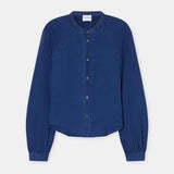 CLOSED Wide sleeve skjorte - dark blue