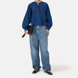 CLOSED Wide sleeve skjorte - dark blue