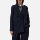 CLOSED Fitted Doublebreasted Blazer - Dark Night