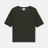 CLOSED Crew Neck Short Sleeve t-shirt - Juniper Green