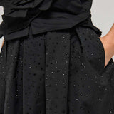 DEA KUDIBAL AnonaDEA nederdel - Black Taffeta