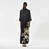 DEA KUDIBAL HelgaDEA silke kjole - Lotus Black