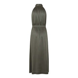 Grøn lang silkekjole fra Dea Kudibal