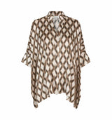 ternet silkebluse købt i HAUSFRAU