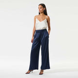 DEA KUDIBAL MargoDEA silke bukser - Optical blå