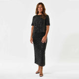 DEA KUDIBAL AnineDEA paillet bluse - sort