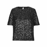 DEA KUDIBAL AnineDEA paillet bluse - sort