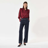 DEA KUDIBAL RobertaDEA silke skjorte - Bourgogne