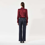 DEA KUDIBAL RobertaDEA silke skjorte - Bourgogne