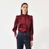 DEA KUDIBAL RobertaDEA silke skjorte - Bourgogne