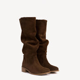 DICO Ann Suede støvler - Dark Brown