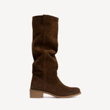 DICO Ann Suede støvler - Dark Brown