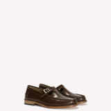 DICO T-bar Moccasin Loafer sko - brun