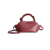 GANNI A5313 Bou small taske - burgundy