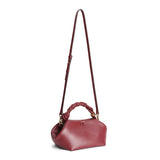 GANNI A5313 Bou small taske - burgundy