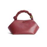 GANNI A5313 Bou small taske - burgundy