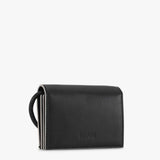 GANNI A5396 Bou wallet on a strap - sort