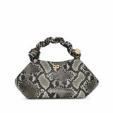 Bou taske i slange print fra Ganni