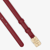 GANNI A7070 Kat Small bælte - Red Dahlia rødt