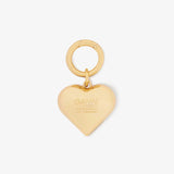GANNI A7185 Ganni Bou Heart Charm - Leopard
