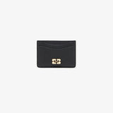 GANNI A7303 Bou Card Holder Grained Gold - sort