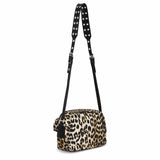 GANNI A6535 Bucky Camera Bag Nylon Print - leopard