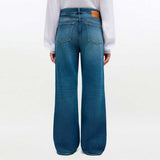 GANNI A1100044 Heavy Denim Izey jeans - Dark Blue Vintage