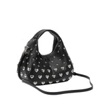 GANNI C1040015 Hobo Hearts taske - sort