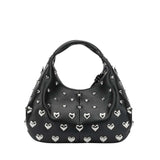 GANNI C1040015 Hobo Hearts taske - sort