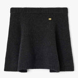 GANNI K2582 Chunky Wool Mix Mini nederdel - Phantom