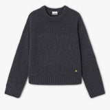 GANNI K2610 Chunky Wool Mix Sweater - Phantom