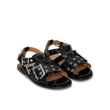 sorte sandaler købt i HAUSFRAU