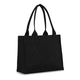 GANNI A6647 Large Easy Shopper Contrasted Logo - phantom