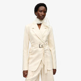 pige i blazer købt i HAUSFRAU