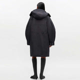 GANNI W1012 Ripstop Tri-Layer Parka Coat - Phantom