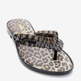 GANNI x MELISSA D1020031 flip flop slim sandaler - sort