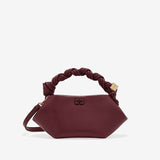 GANNI A6947 Bou Bag Mini taske - burgundy