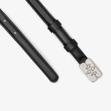 GANNI A7112 Kat patent bælte - sort