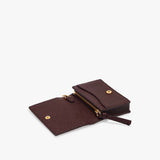 GANNI A7279 Bou kortholder grained - chicory coffee