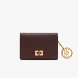 GANNI A7279 Bou kortholder grained - chicory coffee