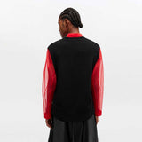 GANNI A1070069 Future Wool Knit Oversized Vest - sort