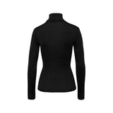 HANRO uld/silke turtle neck- sort