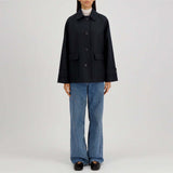 HARRIS WHARF LONDON Raglan jakke - Dark Blue