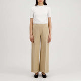 HARRIS WHARF LONDON flared bukser - almond