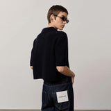 HERSKIND Aria cashmere cardigan - navy