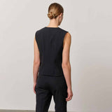 HERSKIND Atlas vest - navy melange