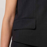 HERSKIND Atlas vest - navy melange